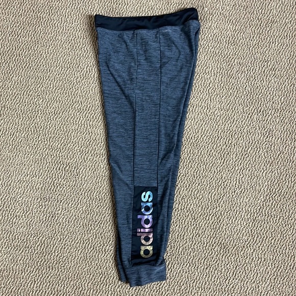 Adidas thin material joggers   Size large 12/14 - Picture 6 of 11